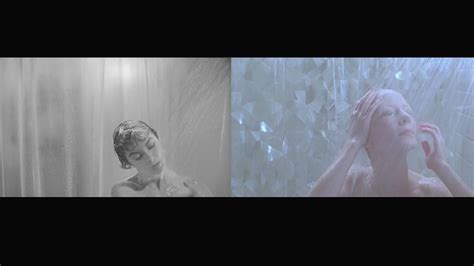 Psycho shower scene, 1960/1998 side-to-side comparison - YouTube