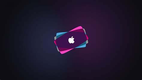 Purple Apple Logo Wallpaper 832 - Wallpaper - HD Wallpaper