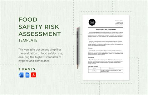 What Is Food Safety Risk Assessment - Printable Templates Free