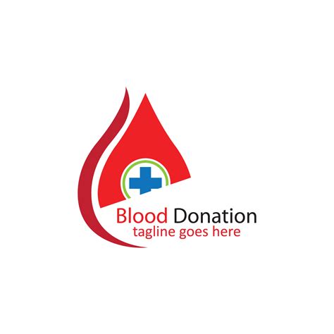 Blood Donation Logo Template Design Vector 13060492 Vector Art at Vecteezy