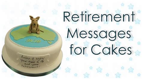 Retirement Cake Wording Ideas We ran seminars for workers and spouses ...