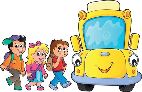 Children By School Bus Theme Image 3 Eyes Pupil Joy Vector, Eyes, Pupil, Joy PNG and Vector with ...