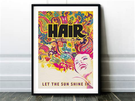 Hair Musical Poster High Quality Wall Art Print Three - Etsy