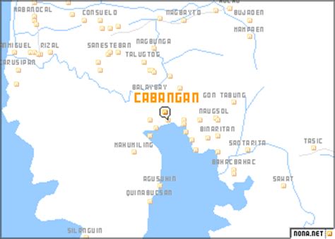 Cabangan (Philippines) map - nona.net