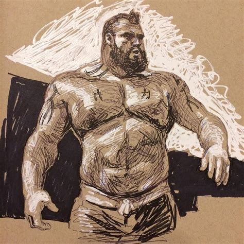 Sketchbook drawing of Eddie Hall #strongman #eddiehall #deadlift # ...