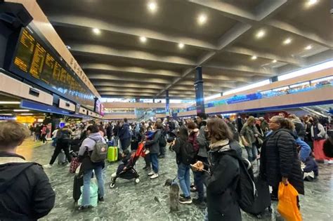 Man in hysterics at Euston station commuters racing each other after ...