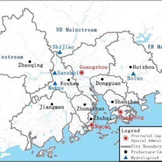 | Sketch map of the Pearl River Delta. | Download Scientific Diagram