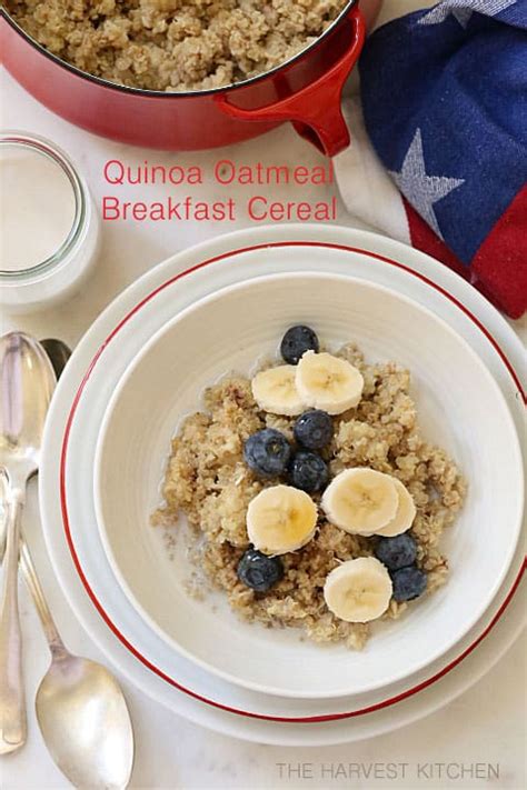 Quinoa and Oatmeal Cereal