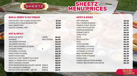 Sheetz Menu Prices on Everything: Breakfast, Pizza & More (2024)