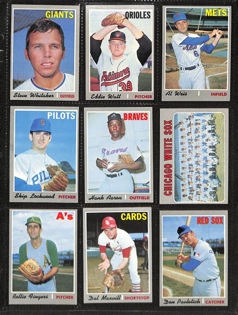 Lot Detail - 1970 Topps Complete Baseball Card Set w. Thurman Munson RC ...