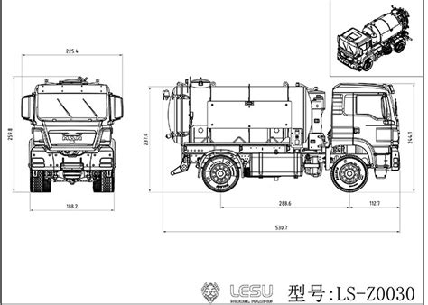 Tank Truck Dimensions