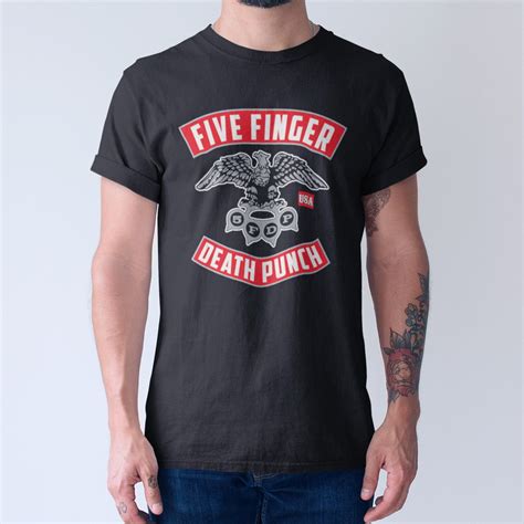 Five Finger Death Punch T-Shirt, 5FDP Logo Tee-Shirt, Metal Merch – Metal Merch T-Shirts | Metal ...