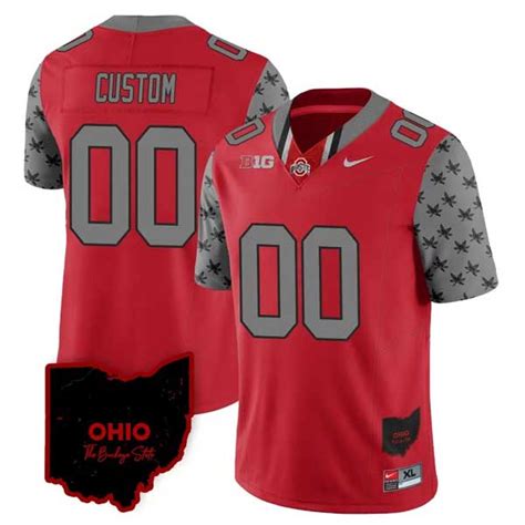 Ohio State Buckeyes College Football "Ohio Concept" Custom Jersey ...