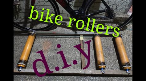 DIY BIKE ROLLERS TRAINER - YouTube