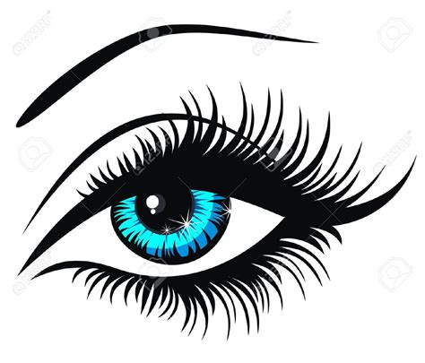 Eye lashes clipart - Clipground