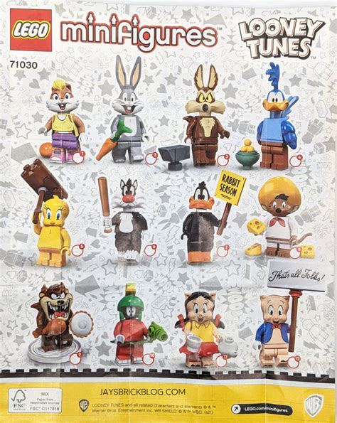 Review: LEGO Looney Tunes Minifigures - Jay's Brick Blog