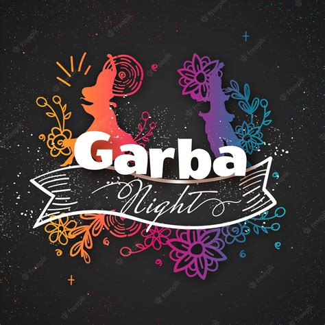 Premium Vector | Garba night background.