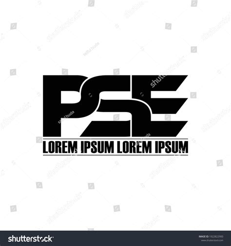 Pse Letter Monogram Logo Design Vector Stock Vector (Royalty Free ...