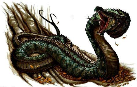 Basilisk | Mythical creatures, Mythological creatures, Fantasy creatures