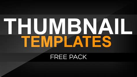 Youtube Thumbnail Templates