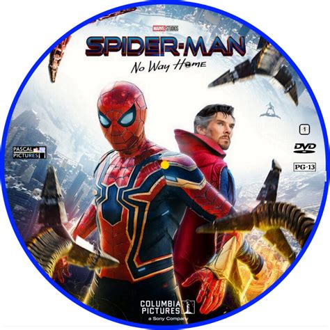 Spider-Man: No Way Home (2021) R1 Custom DVD Label - DVDcover.Com