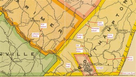 1915 Southampton township map