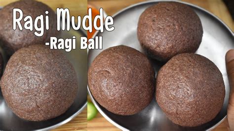 Ragi Mudde Recipe - With Perfect Measurement | Ragi Ball | Finger millet Ball Recipe - YouTube