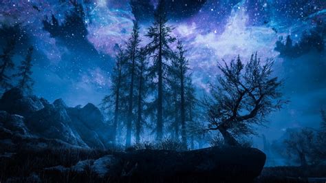 Skyrim Night Sky - Awesome Game Art — Steemit | Skyrim art, Game ...