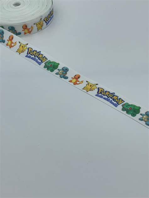 Pokemon Ribbon by the Meter | Etsy