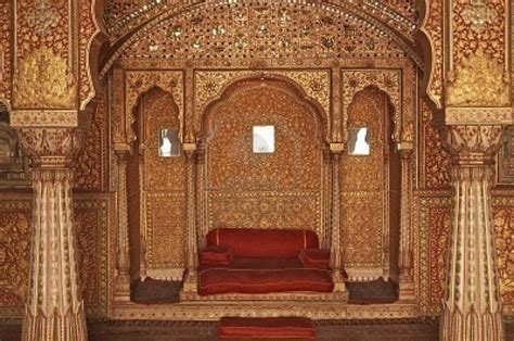 Stunning room inside the palace of the Maharaja of Bikaner. | India palace, Palace interior, Bikaner