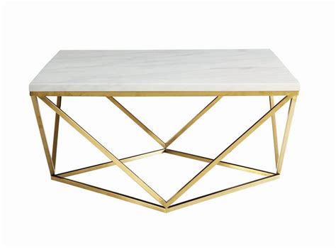 Modern White Coffee Table - Hyme Furniture