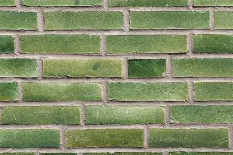 green brick wall background | High-Quality Stock Photos ~ Creative Market