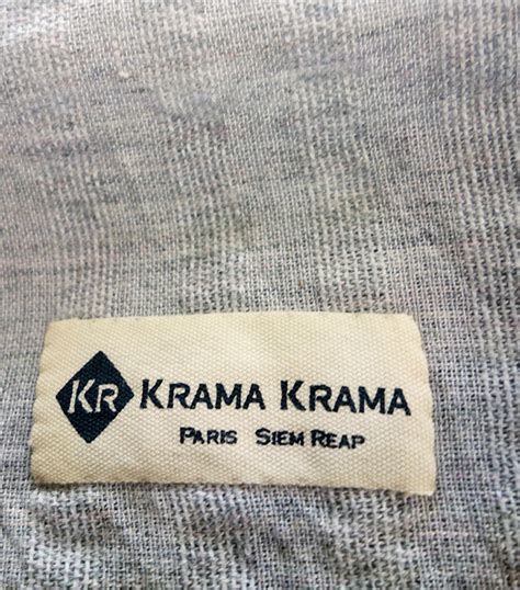 Krama grey - scarf 100% cotton - handwoven & ethical