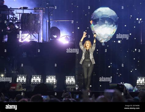 Canadian singer Celine Dion performs live in concert in Paris, France Stock Photo - Alamy