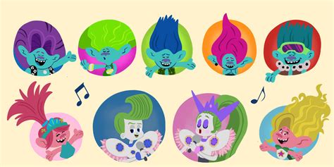 Trolls Band Together Character Cast by Kittyball23 on DeviantArt