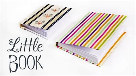 How to make a paper little book, DIY Paper Book, Paper Notebook! Mini DIARY