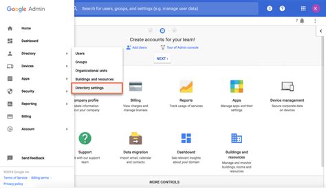 Google Workspace Updates: Moving Directory settings in the Admin console