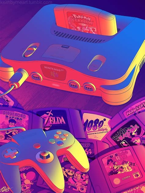 Keith Byrne - Still feeling very nostalgic. Retro video games, Vaporwave, Retro gaming art ...