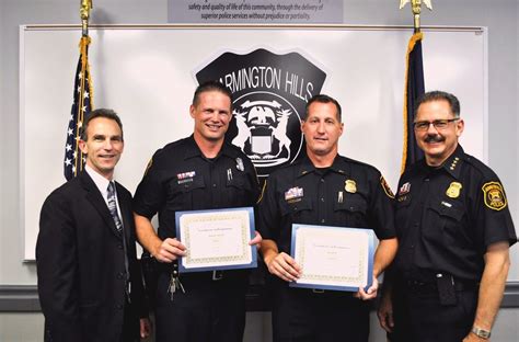 Two Farmington Hills Police Officers Earn Promotions | Farmington, MI Patch