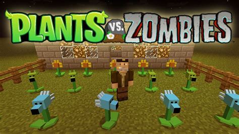 PLANTAS VS ZOMBIES! Minecraft Mod - YouTube