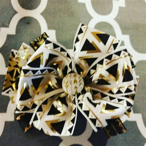 Gold and Black Bow 5