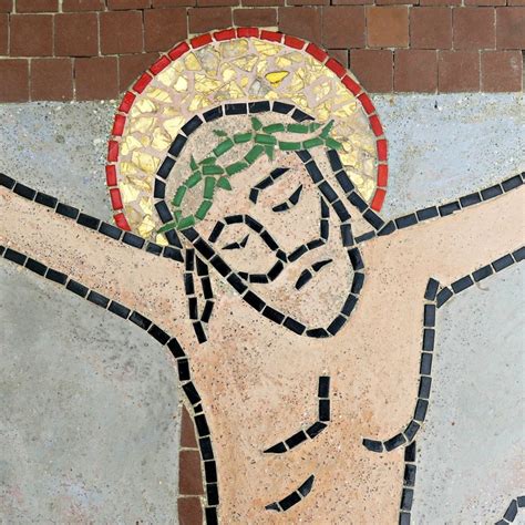 Religious Mosaic Art Jesus Christ Mosaic Outside Feature - Etsy