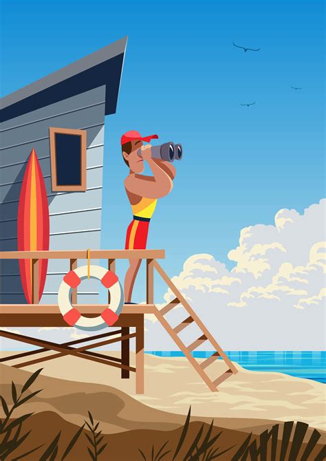 Lifeguard 208877 Vector Art at Vecteezy