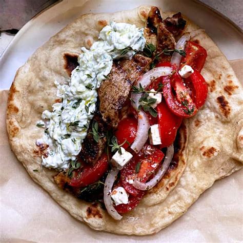 Greek Souvlaki With Pita - The Greek Foodie