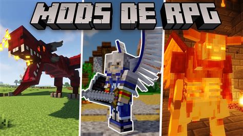 TOP 10 MELHORES MODS DE RPG PARA O MINECRAFT - YouTube