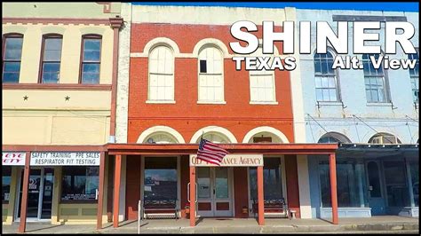 Shiner TEXAS Downtown Tour - Alt. view - YouTube