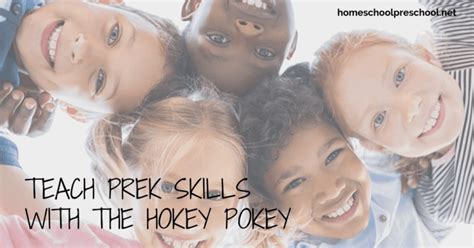 Sneaky Learning with a Hokey Pokey Preschool Game