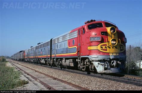 A Santa Fe "Streamliner". Santa Fe 300 Class "Streamliner" ATSF F7 306C, renumbered from 37 ...