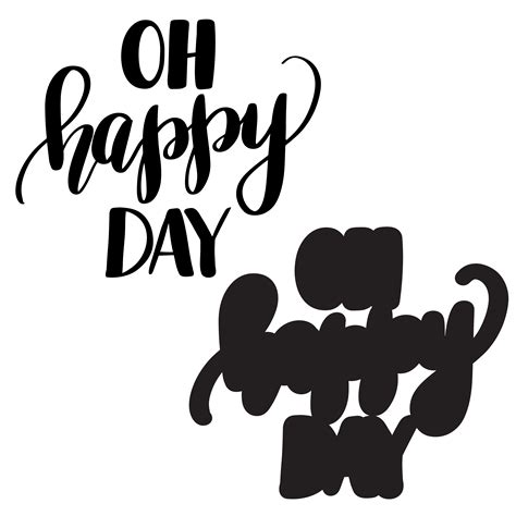 Free Svg Files For Cricut Oh Happy Day Card Svg - vrogue.co