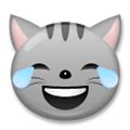 Laughing Cat Emoji / Cat Face with Tears of Joy Emoji Meaning